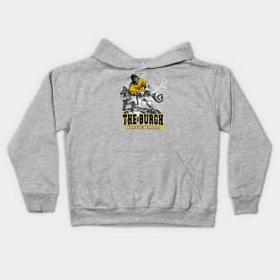 The Burgh Big Stick Baseball Slugger Kids Hoodie